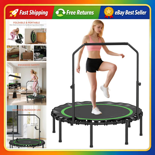 Foldable fitness trampoline - fitness,