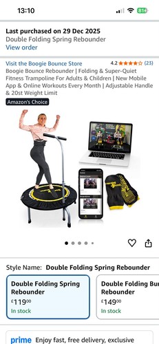 Boogy bounce trampoline - boogy,