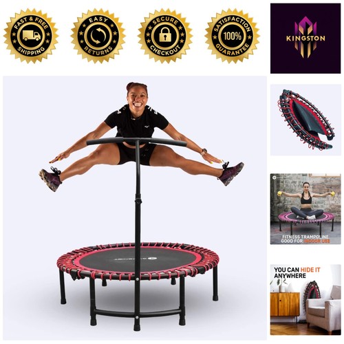 Red fitness trampoline - 45",